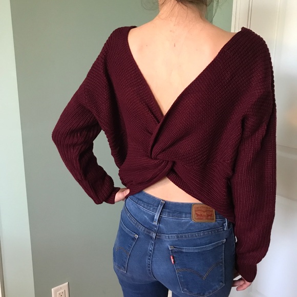 Twist Back Sweater - Picture 5 of 5
